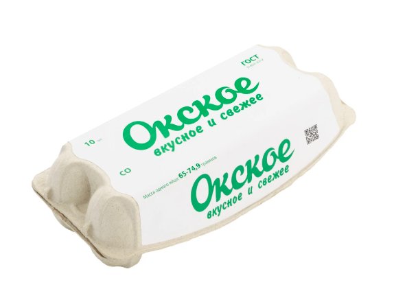 Яйца Окское СО белые 10шт